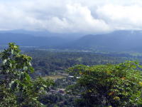 ムアンオン洞窟付近で見える風景
