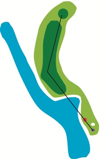 Hole9 コースレイアウト