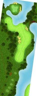 Hole13 コースレイアウト